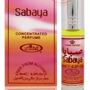 Sabaya Perfume Oil 6ml by Al-Rehab – Long-Lasting, Fresh Floral Fragrance for Daily Use