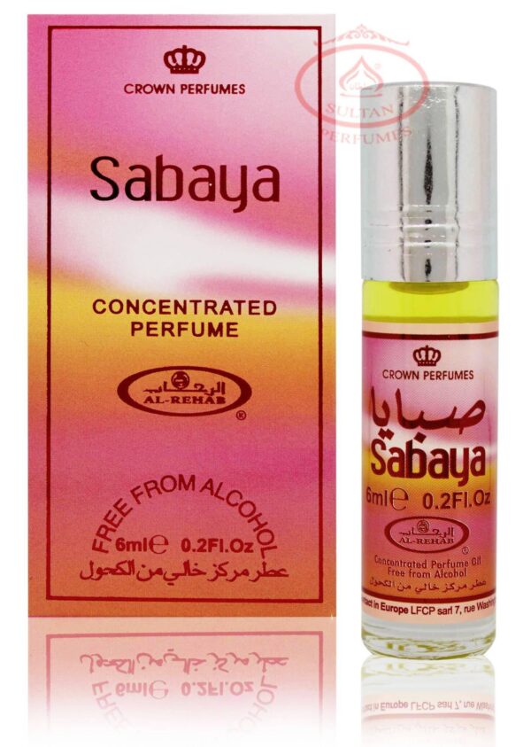 Sabaya Perfume Oil 6ml by Al-Rehab – Long-Lasting, Fresh Floral Fragrance for Daily Use